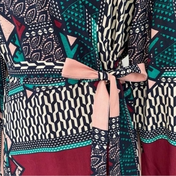 Anthropologie Multicolor Geometric Maxi Dress - Picture 7 of 12